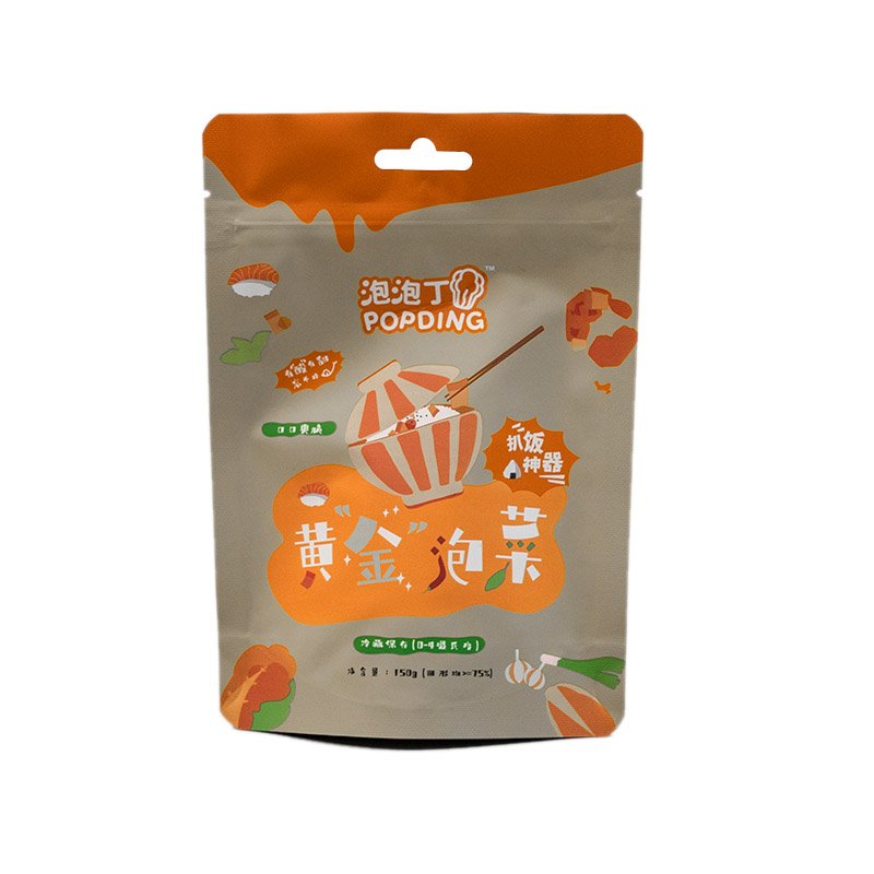 Stand Up Pouch/Laminated Plastic Bag With Zipper/For Food